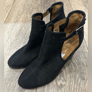 Fjord black shoe boots suede size 37